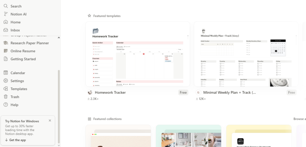 Notion, Best Note taking apps for students.