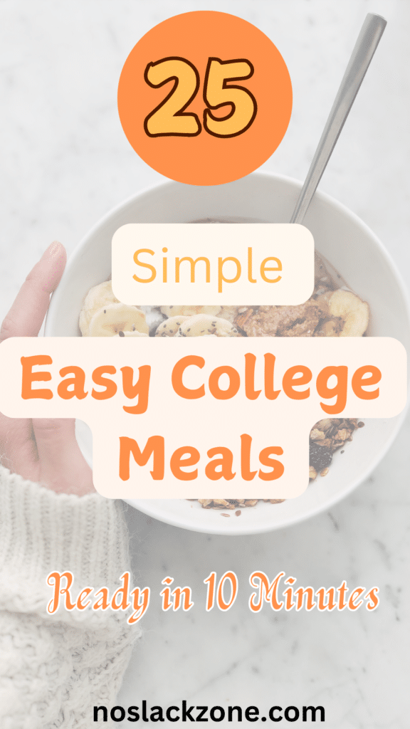 25 simple quick dorm room recipes for busy college students