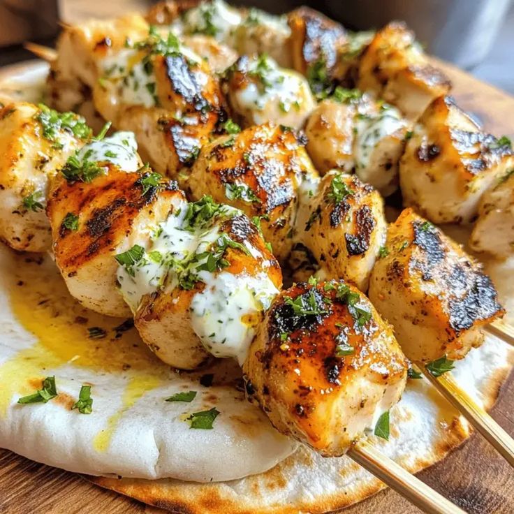 Chicken souvlaki