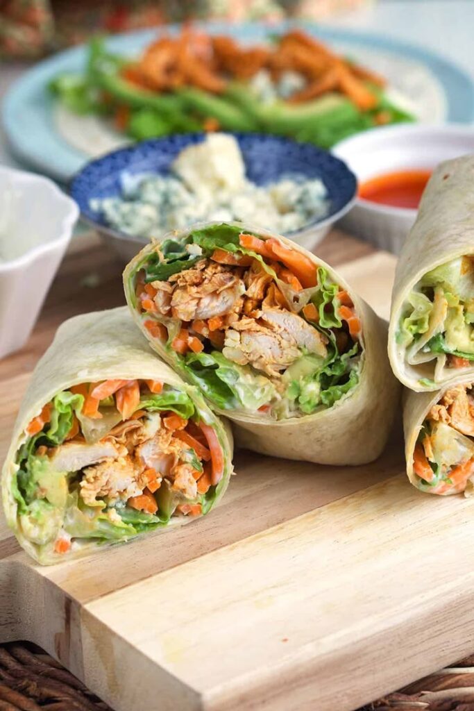 Chicken wraps with ranch