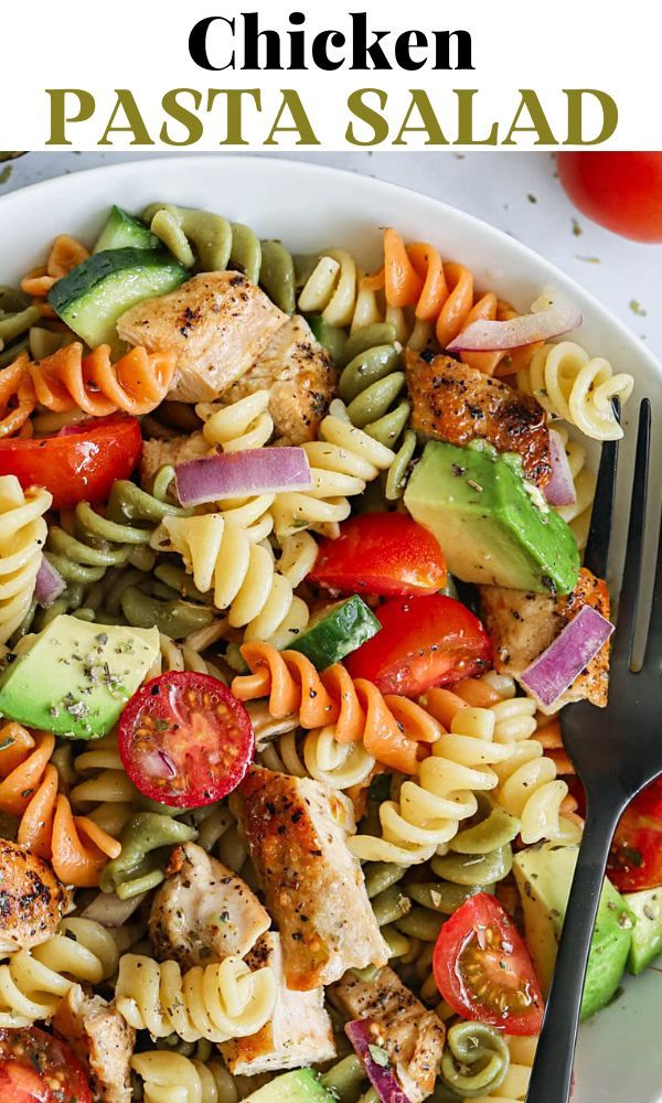 Chicken pasta salad