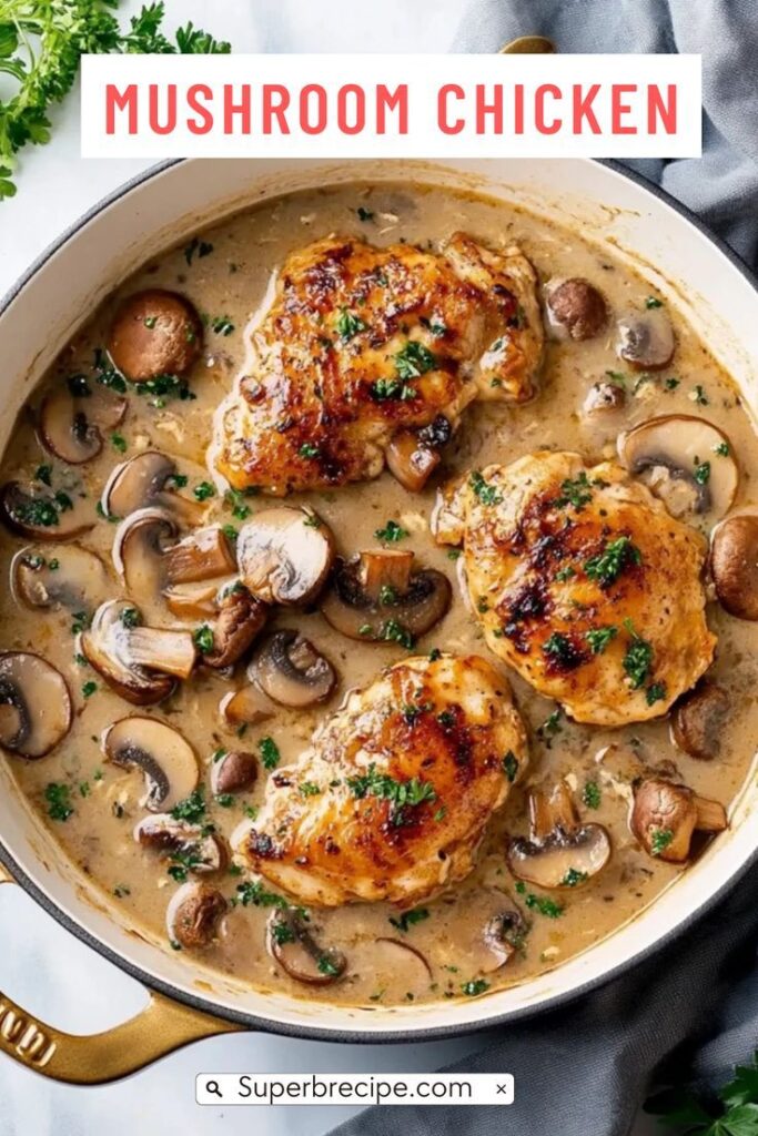 Mushroom chicken