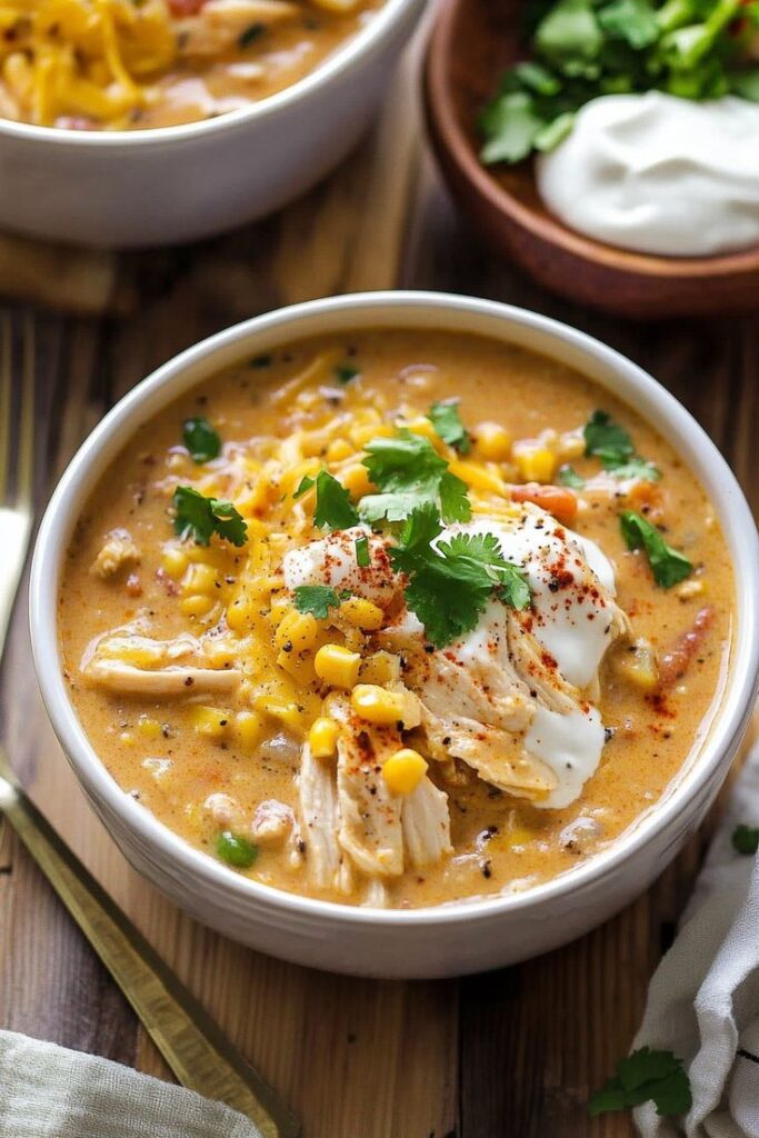 Crockpot white chicken chili