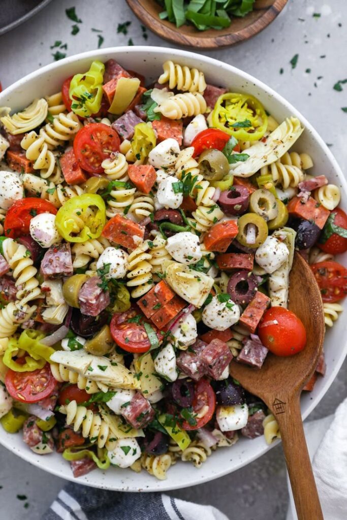 Antipasto pasta salad