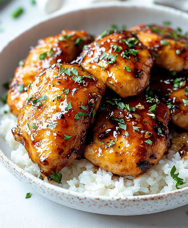 Honey garlic chicken
