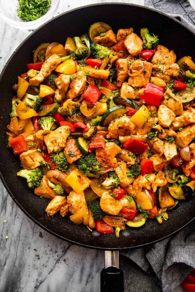 Chicken and Veggie Skillet