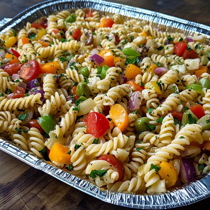 Pasta salad for a crowd