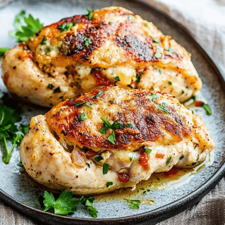 Stuffed chicken breasts