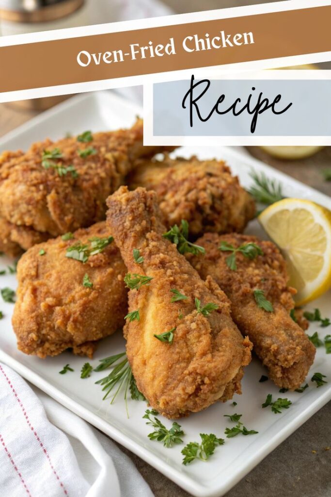 Oven fried chicken